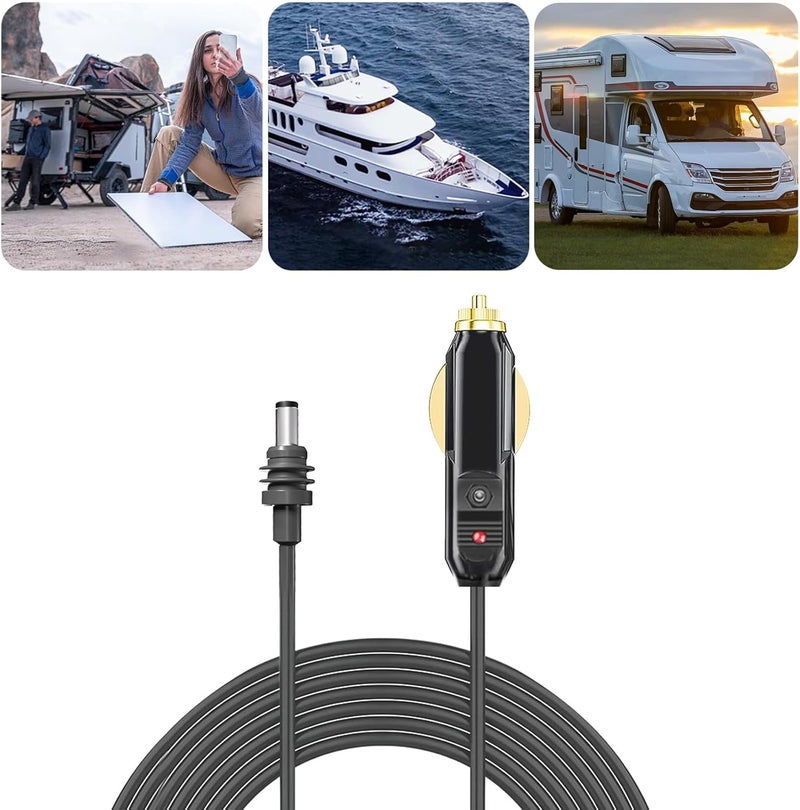 كابل طاقة DC من RiToEasysports، مقاوم للماء وسهل الاستخدام، بقطر سلكي 18AWG، مخصص لشحن الشاحنات والمركبات التجارية الثقيلة - Image 2