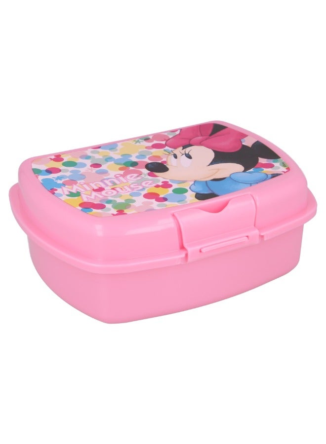 Disney Minnie Mouse Sandwich and Lunch Box 18cm x 14xm 7 cm  - Image 1