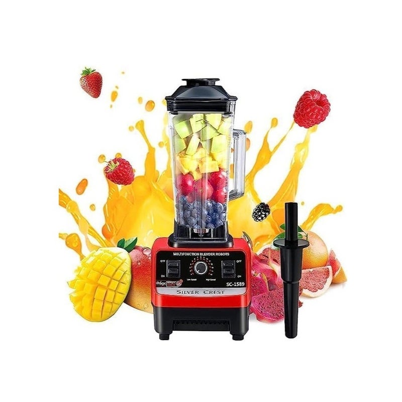 SILVER CREST Food Processor Blender 4500 Watt 2L Jug (Multicolor) - Image 3