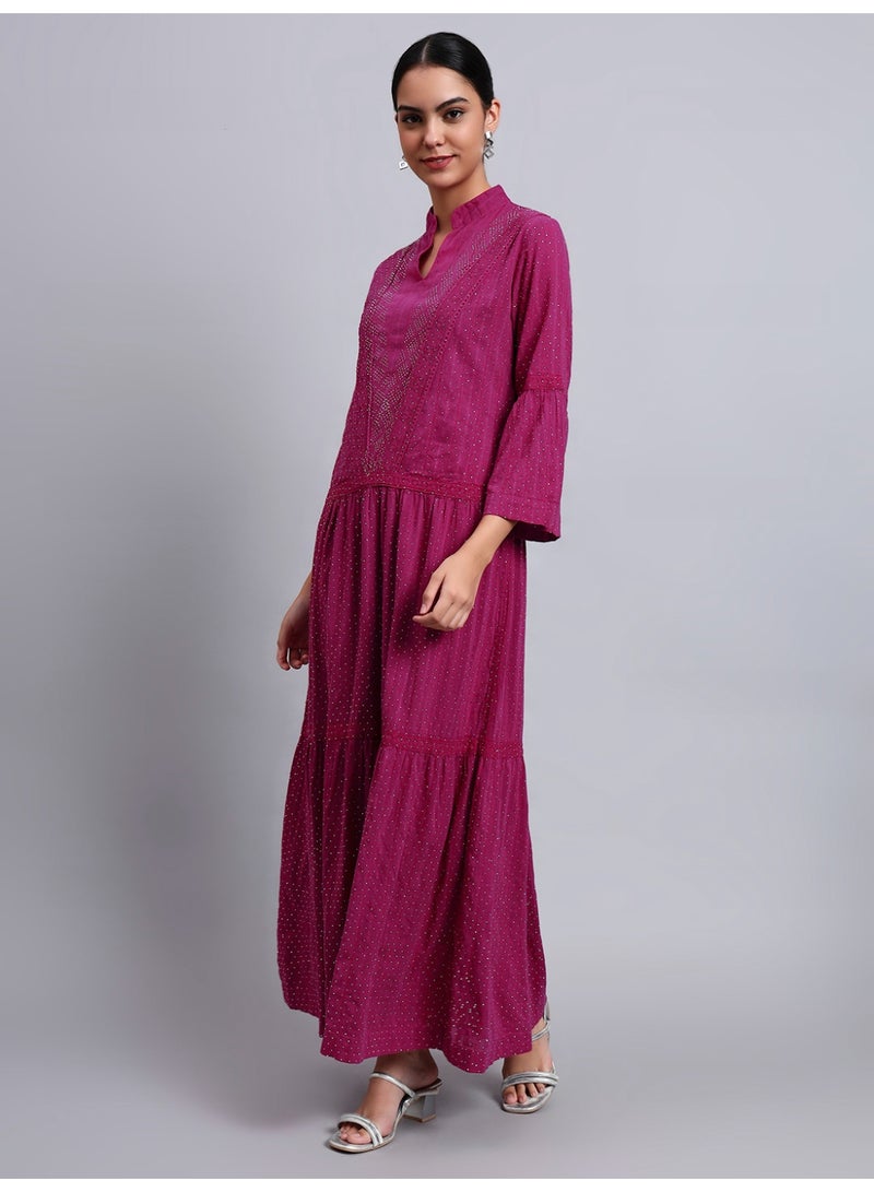 الايا جلابية نسائية قطنية بتطريز مرايا - Image 4