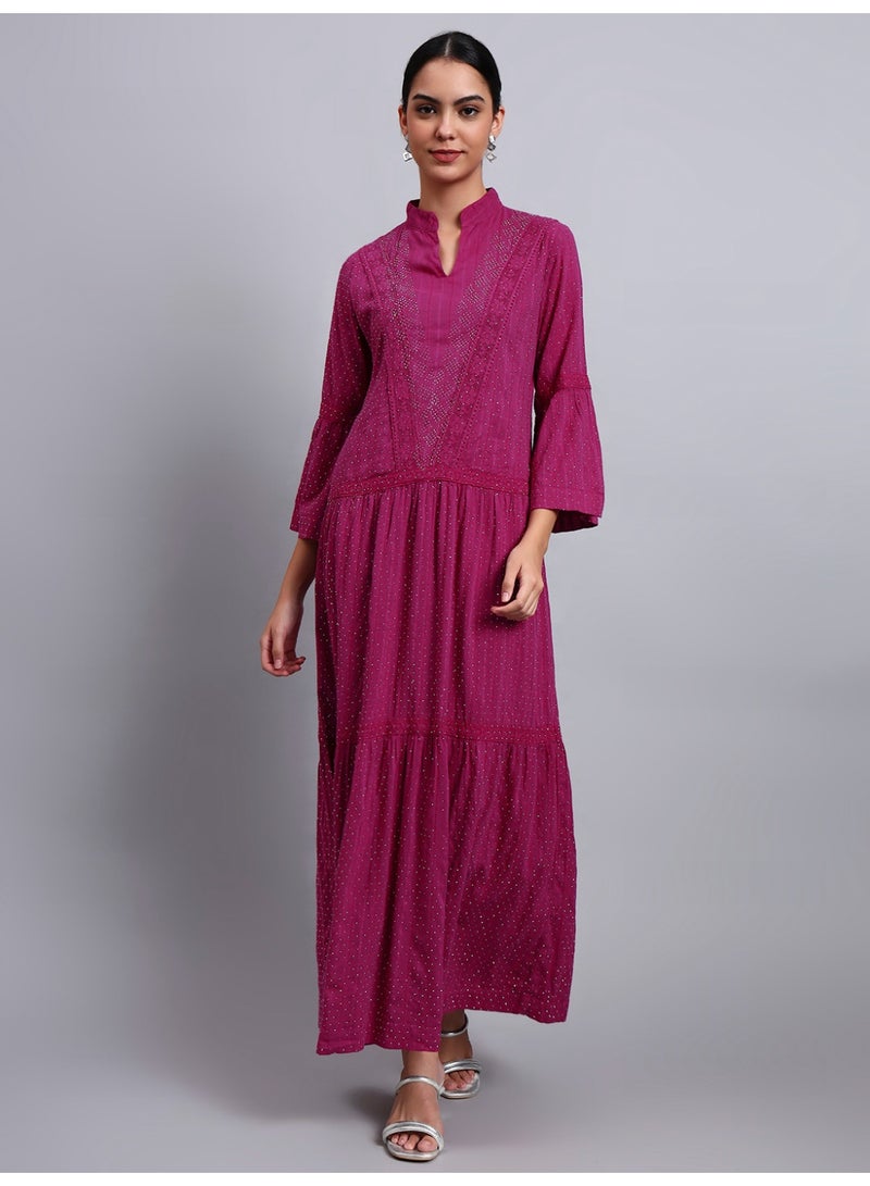 الايا جلابية نسائية قطنية بتطريز مرايا - Image 3