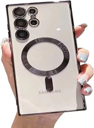 Doowear Galaxy S22 Ultra Case Magnetic [Support Magsafe Charger] Wireless Anti-Scratch Shockproof Plated Bumper Clear Full Camera Protection Slim Phone Cover Case for Samsung Galaxy S22 Ultra-Black - pzsku/Z836DDE609BC887E50E0EZ/45/_/1713736374/d527e104-0e3e-48d9-ab84-0b7d0dd1ea04