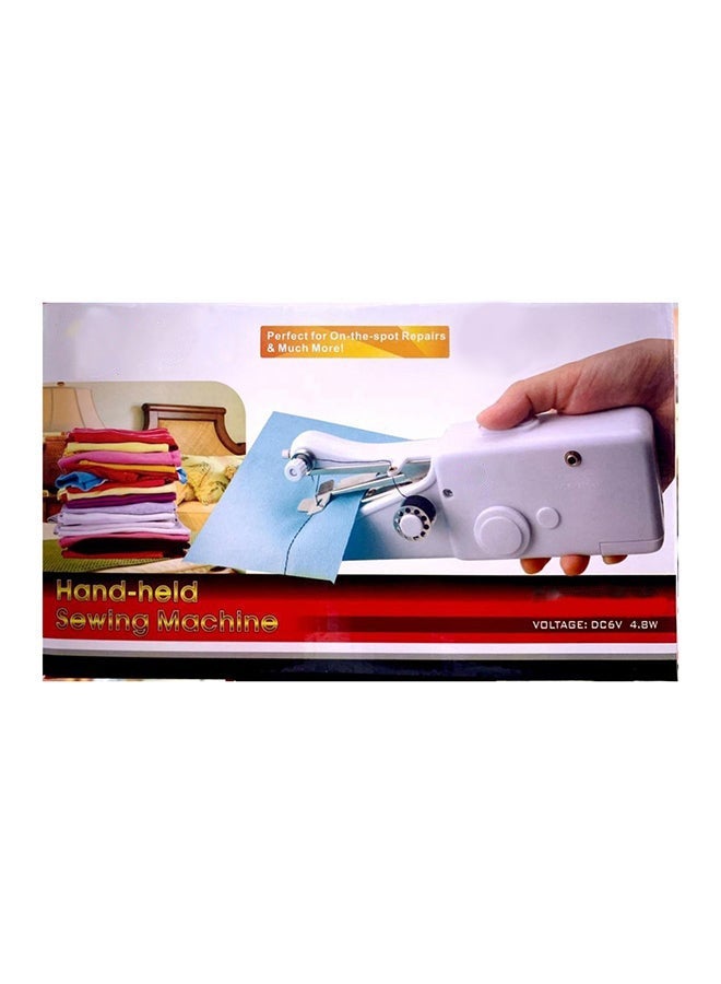 ال سي ماكينة خياطة يدوية محمولة للخياطة السريعة والإصلاحات السهلة للاستخدام أثناء السفر والملابس والأقمشة والأدوات المنزلية والخياطة المنزلية وجهاز خياطة صغير يعمل بالبطارية