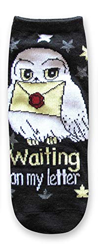 HYP Harry Potter Hedwig Hogwarts Letter Juniors/Womens 5 Pack Ankle Socks Size 4-10 Multi - Image 3