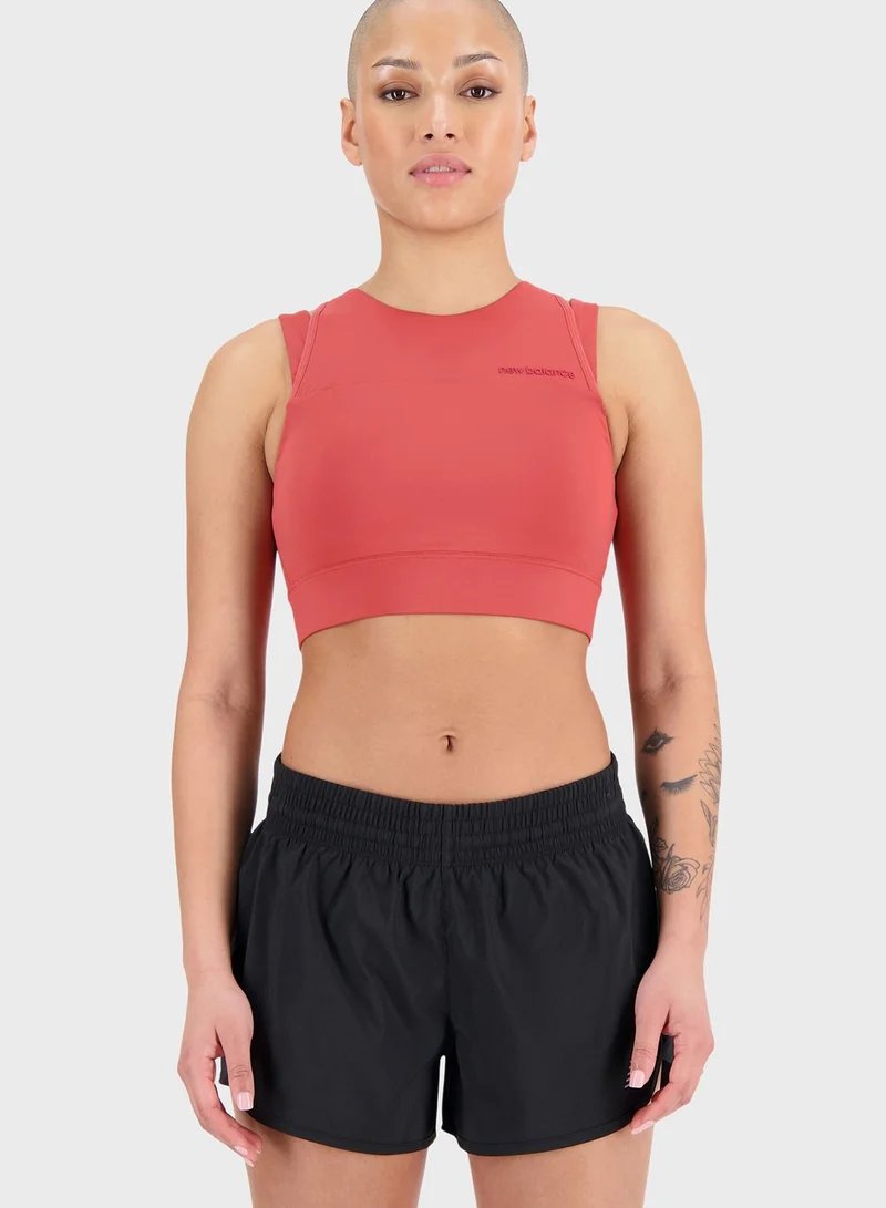 New Balance Shape Shield Cropped Bra