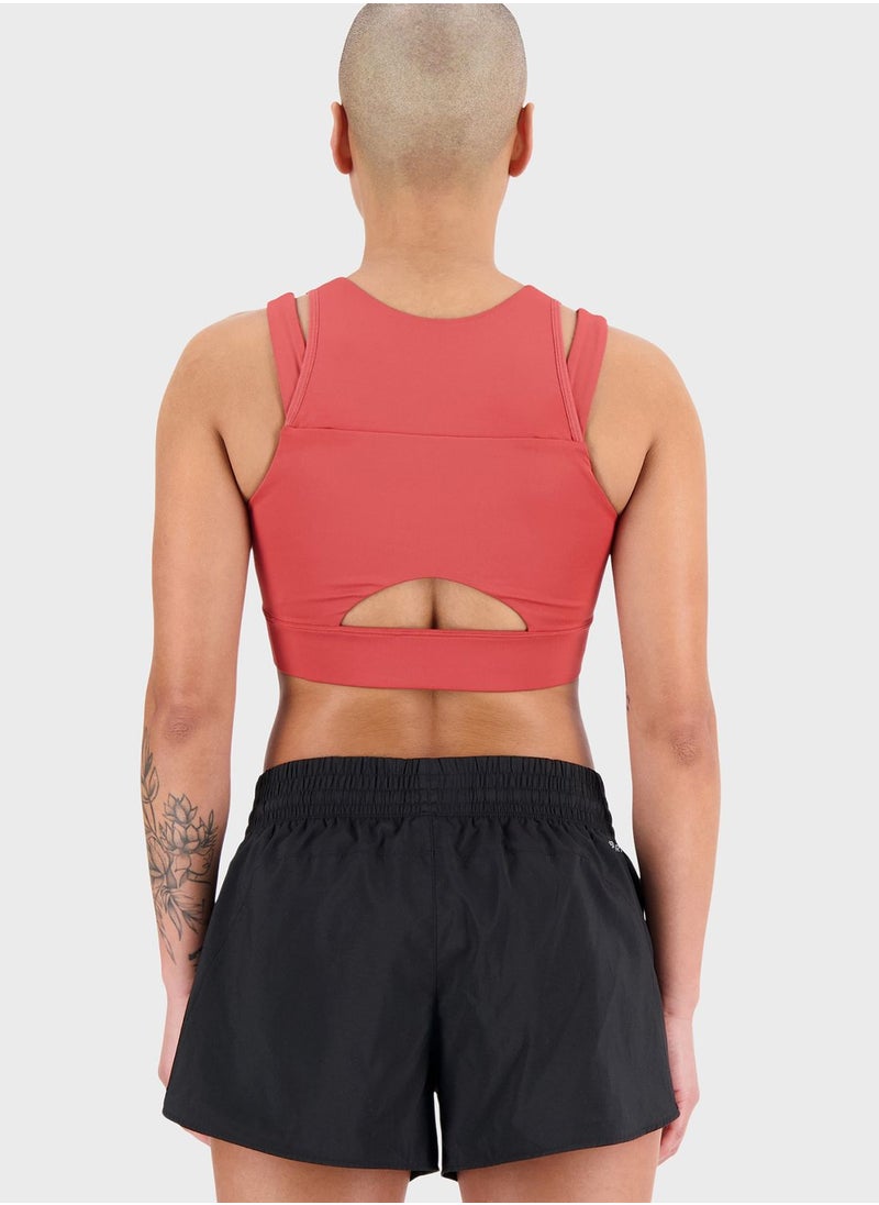 New Balance - Shape Shield Cropped Bra - Image 1