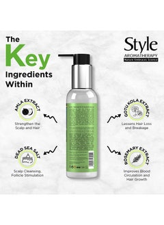 style aromatherapy Professional Total Scalp Care Hair Oil | For Hair Loss Control & Hair Thinning | For Anti Dandruff | 100 Ml  - Image 4