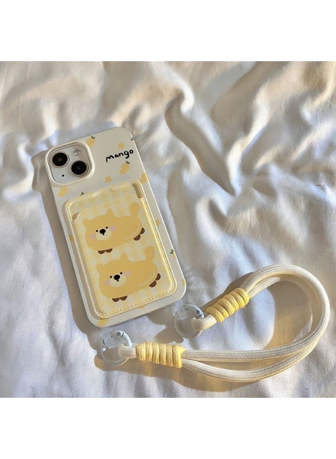 NIBEMINENT Cute Mango Puppy Card Protective TPU Case Cover For iPhone 17 Air