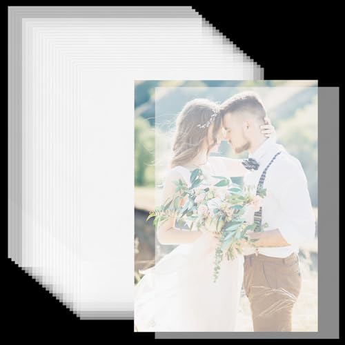 Benvo Vellum Paper Sheets 150-Pack, Printable & Traceable for Elegant Wedding Invitations, Photo Overlays, DIY Party Invites & Crafts Drawing(Translucent, 5 x 7 Inch) - Image 1