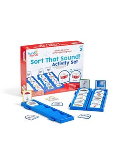 hand2mind Sort That Sound! Activity Set Phonemic Awareness Esl Teaching Materials Science Of Reading Manipulatives Letter Sounds For Kindergarten Speech Therapy Tools Phonics Flash Cards Medium  - Image 1