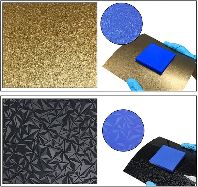 لوحة بناء PEO PET مقاس 257x257 مم، لوحة فولاذية ذات نسيج عصري لطابعات P1P و X1C - Image 3