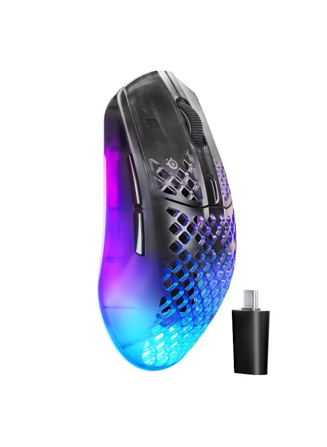 SteelSeries AEROX 3 GEN 2 Wireless Gaming Mouse SHAD- White-62717 - Image 1