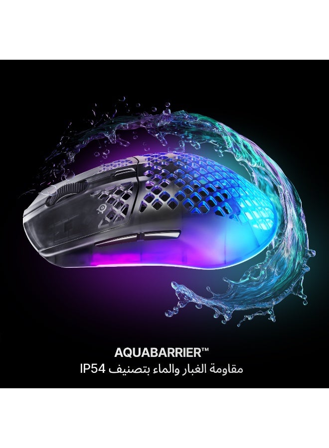SteelSeries AEROX 3 GEN 2 Wireless Gaming Mouse SHAD- White-62717 - Image 4