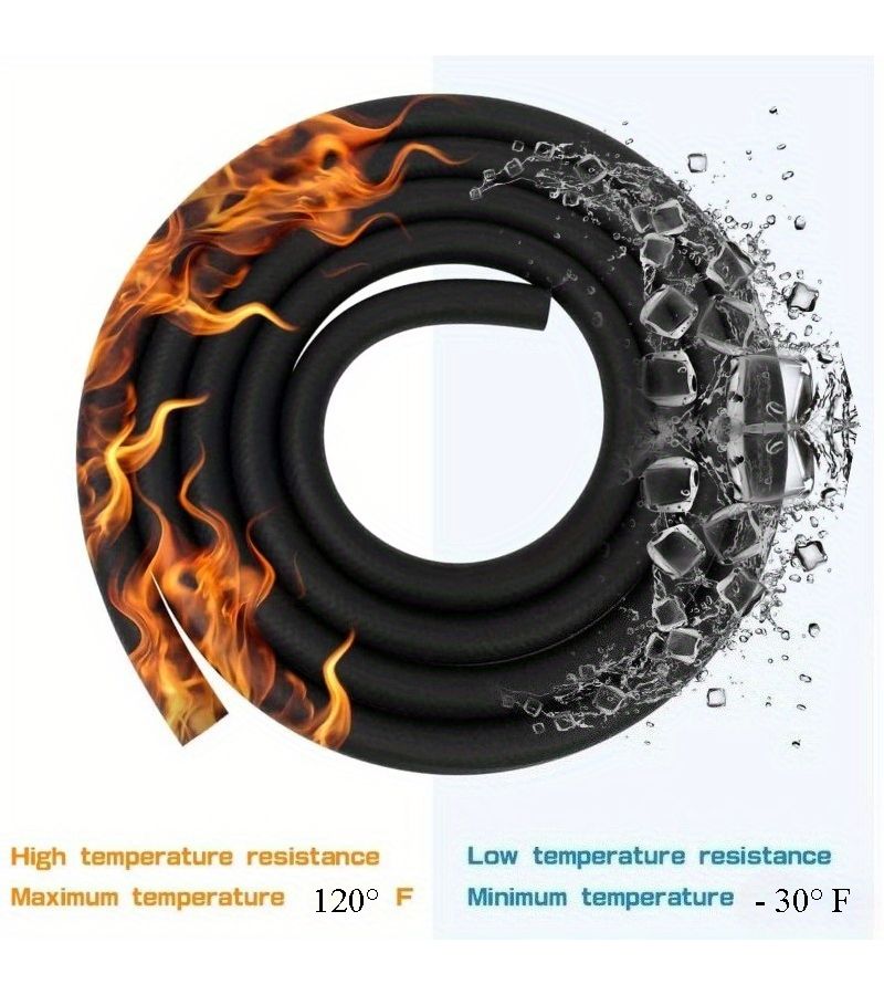 8mm ID Gasoline Diesel Fuel Hose 39.37 Inch for Cars Trucks Tractors - Image 4