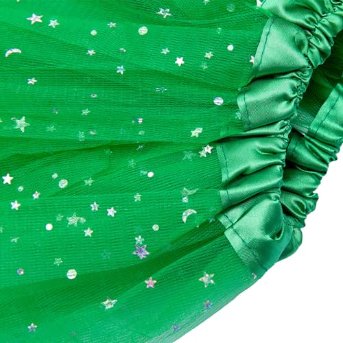 Liatunou Layered Tulle Tutu for Women and Teen Girls, Running Skirts 80S Princess Ballet Dance Skirts Tutu for St.Patrick's Day/Halloween Party Favors - Image 3