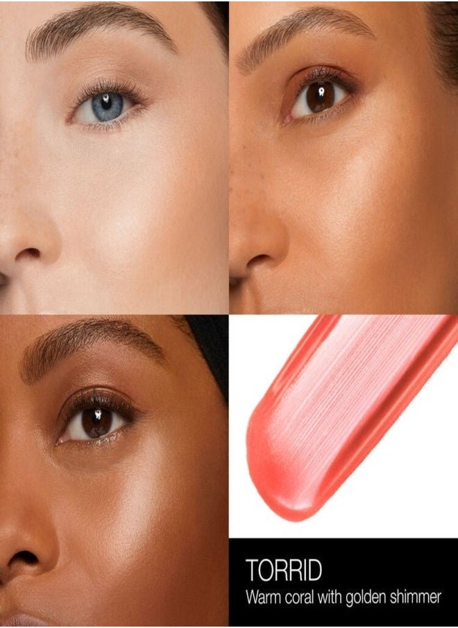 NARS Cosmetics - NARS Liquid Blush - Torrid 15ml | Lightweight, Buildable & Long-Lasting Cheek Color for a Natural, Radiant Glow - Image 1