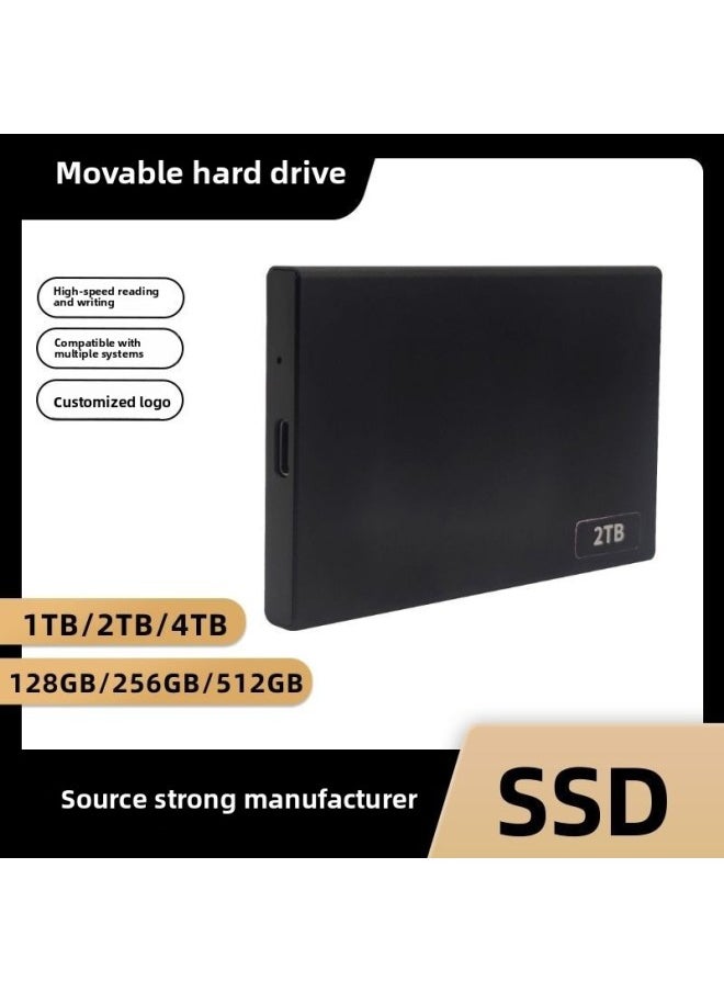512g Genuine High-speed Game External Mobile Phone Computer 2tb Mobile Phone External 1t Large Capacity Mechanical Storage-Capacity:1TB-Interface:Type-c  - Image 1