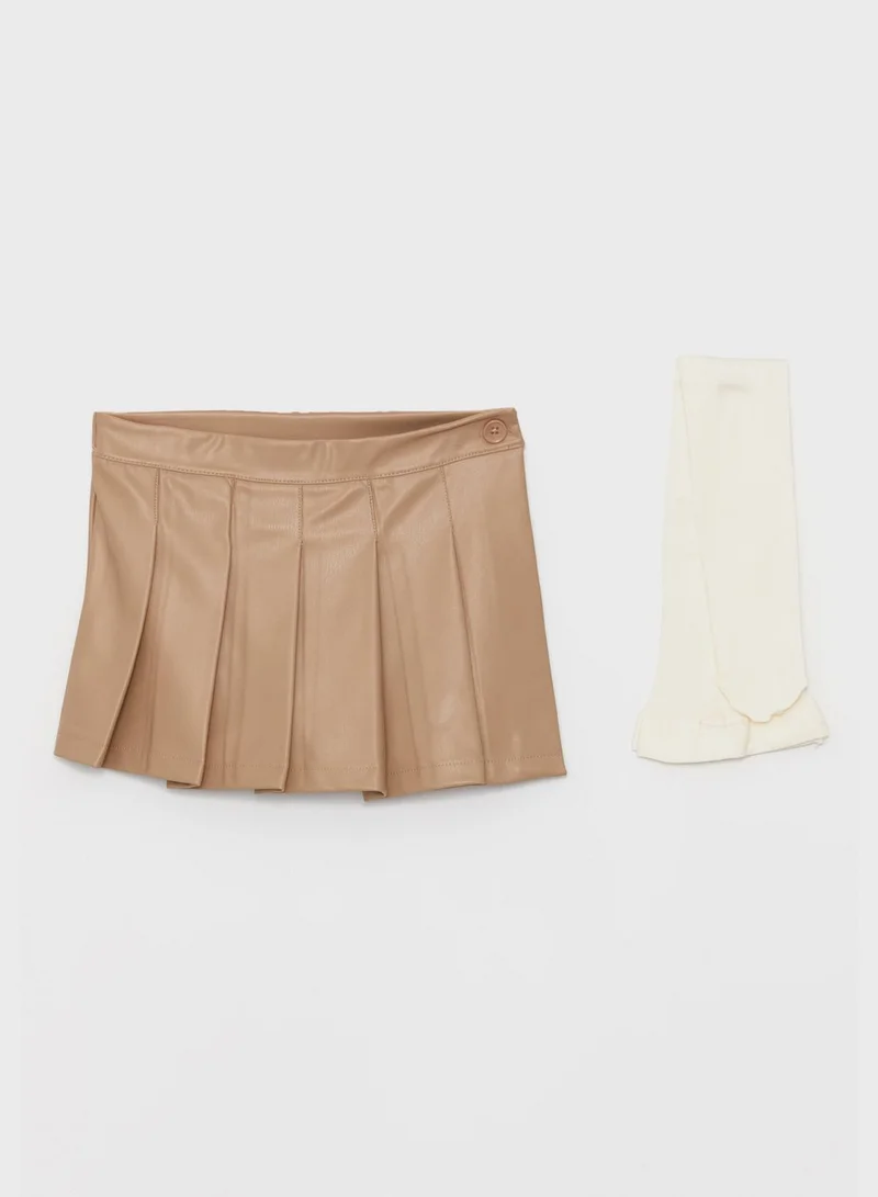 LC WAIKIKI Infant Essential Midi Skirt & Pantyhose