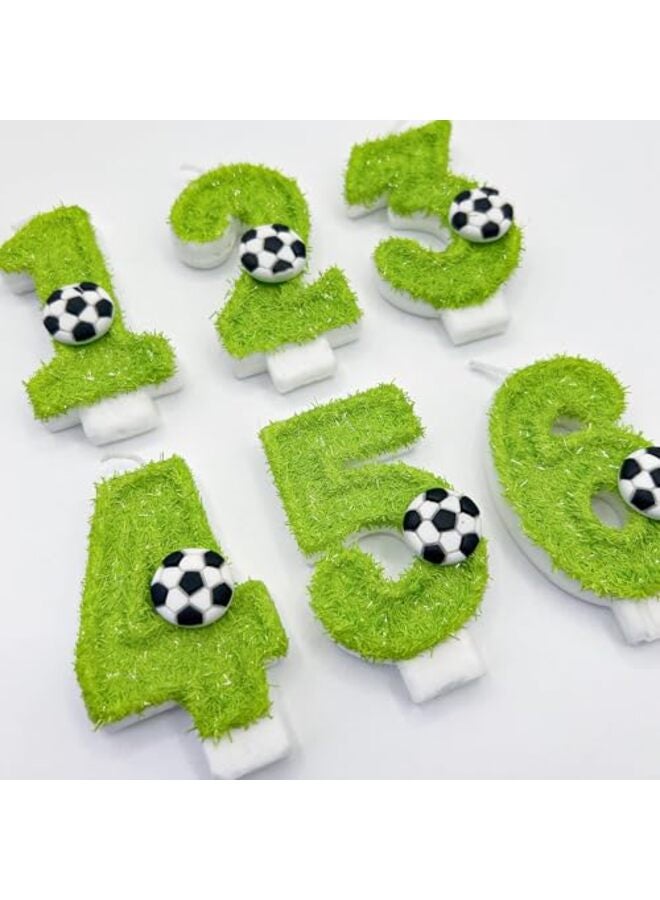 7th Birthday Candles, Soccer Birthday Decorations, Suitable for Girl and boy Cake Toppers, Wedding Cakes, Anniversaries, Party Celebrations, Birthday Decorations - Image 5