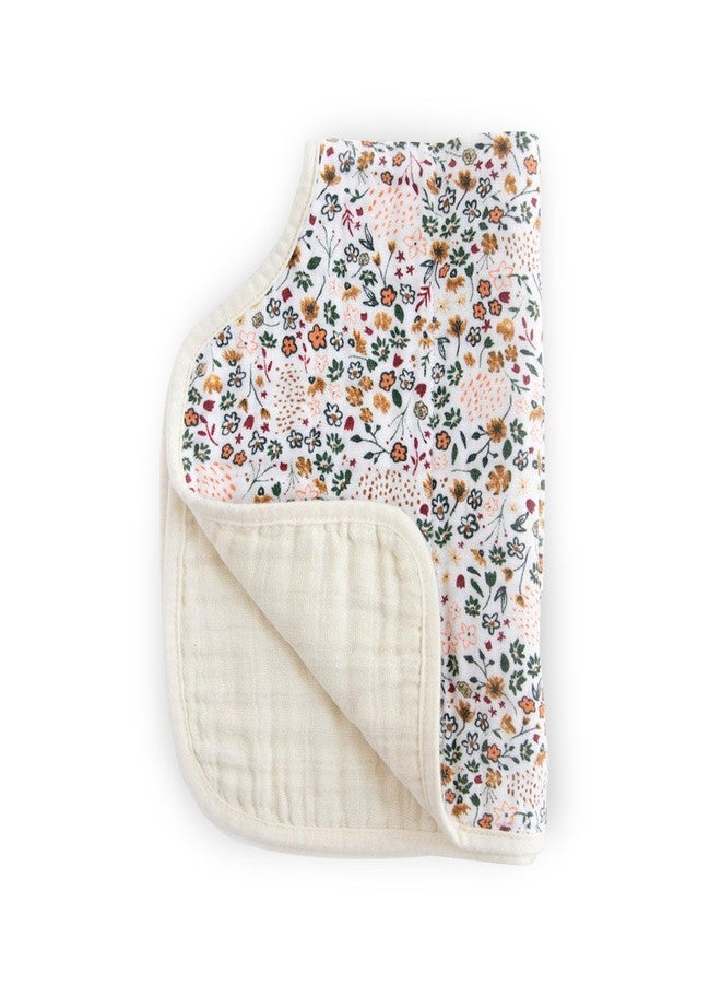 Little Unicorn Ultra-Absorbent Premium Burp Cloth | Soft on Baby's Skin | Larger Size | Ergonomic Design (Pressed Petals) - Image 2