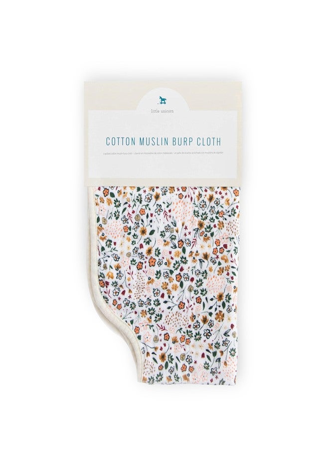 Little Unicorn Ultra-Absorbent Premium Burp Cloth | Soft on Baby's Skin | Larger Size | Ergonomic Design (Pressed Petals) - Image 4
