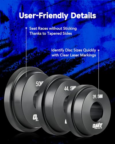 Orion Motor Tech Bearing Press Kit, 10pc Bearing Race and Seal Driver Set with Seal Driver and 9 Bearing Adapters, Seal Installer Bearing Driver Kit for Bearing Installation, with Blue Case - Image 5