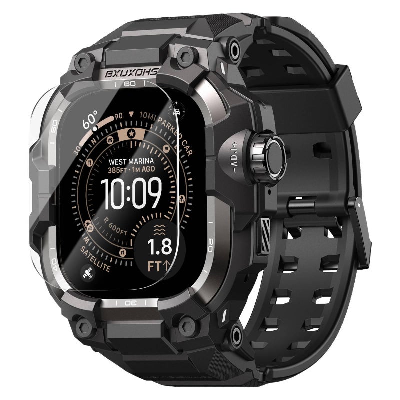 منتج لـ الاستخدام باللون أخضر Apple Watch Metal Smartwatch اليومي للساعة الذكية واستبدال السوار والرياضة وتغيير الإطلالة - Image 4