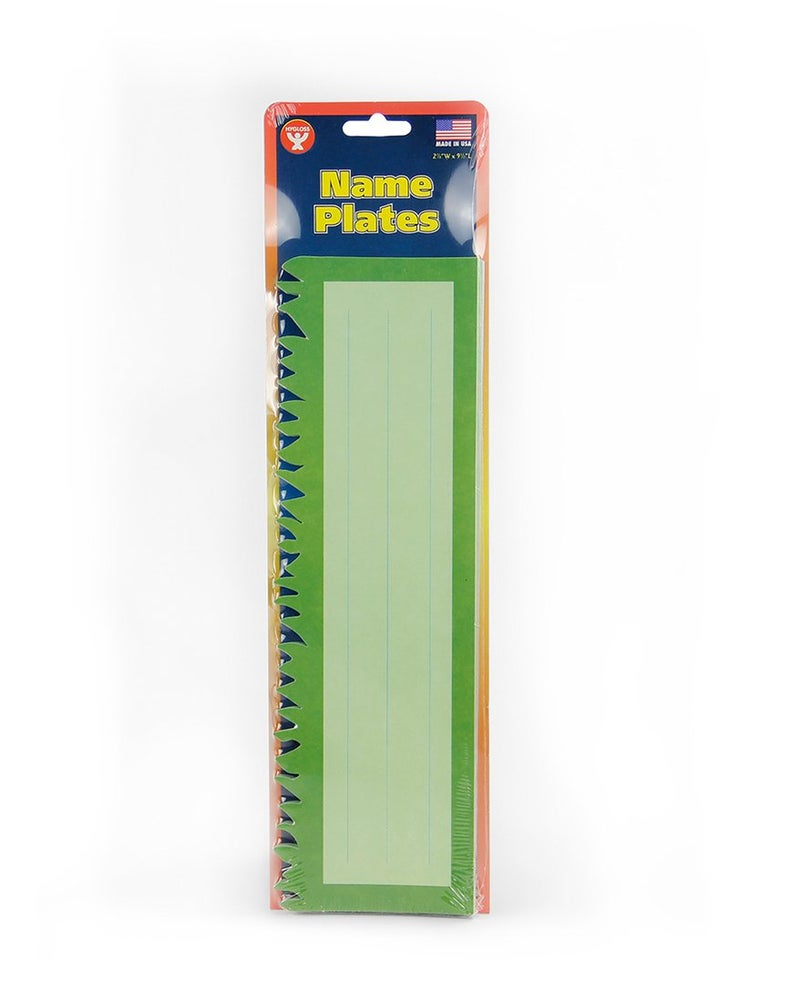 Hygloss Products Die-Cut Name Plate - Great Teaching Tool - Perfect for Labeling in Classroom & Other Uses - Green Grass Design - 9.5 x 3 inches - 30 Pk (45501) - Image 3