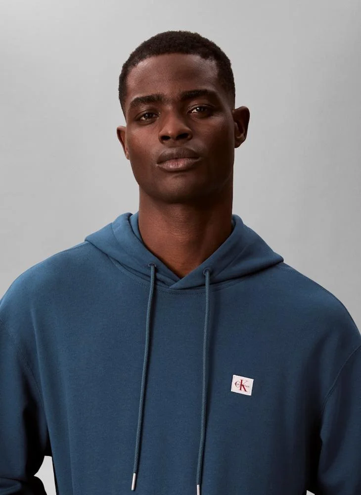Calvin Klein Jeans  Woven Label Terry Hoody for Men | Best Price UAE