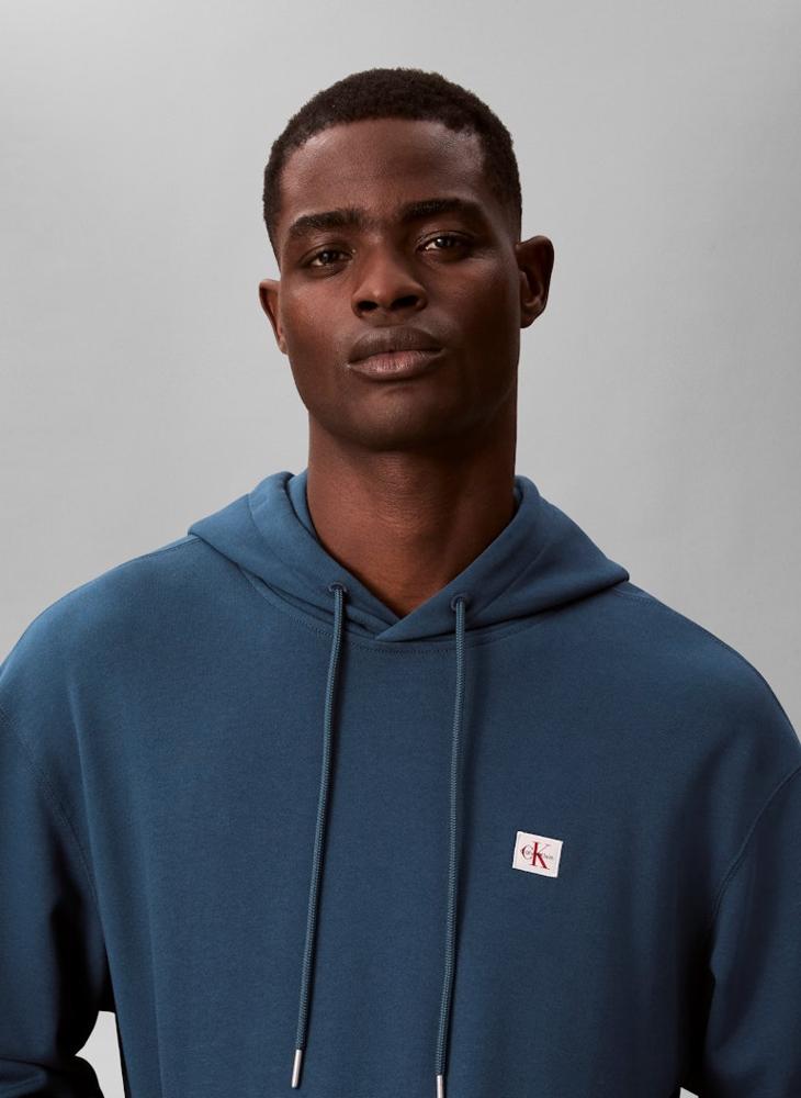 Calvin Klein Jeans Woven Label Terry Hoody - Image 5