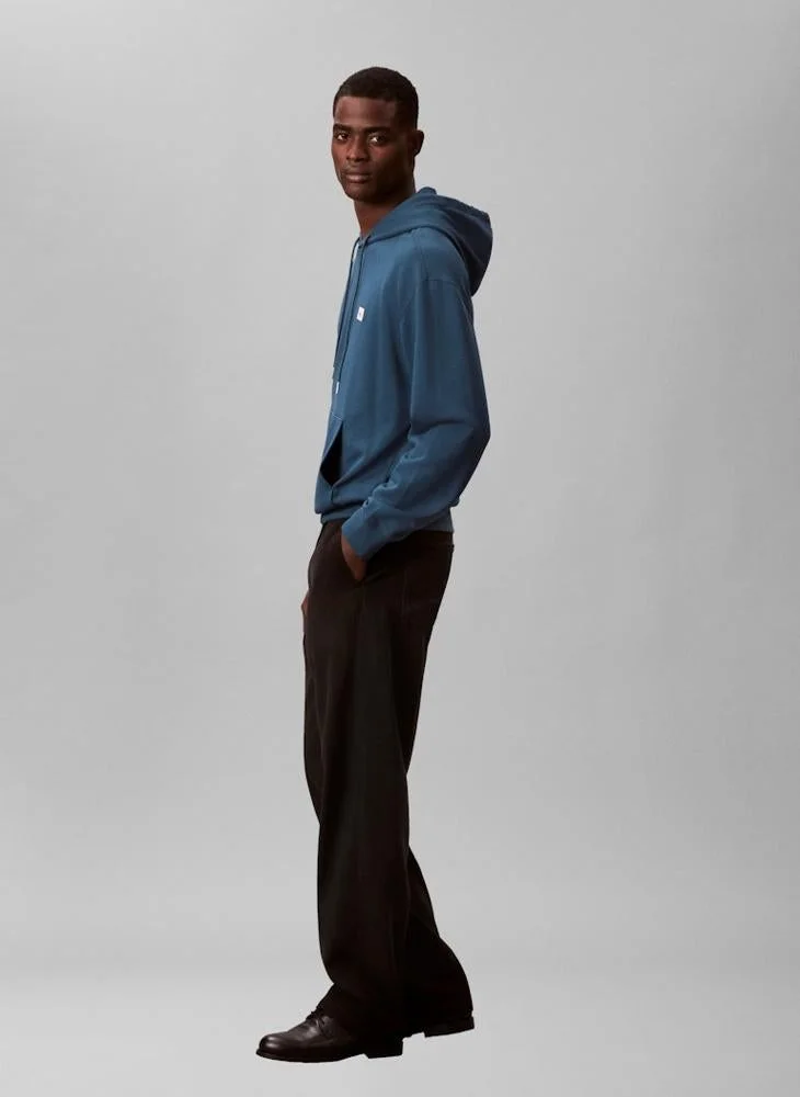 Calvin Klein Jeans  Woven Label Terry Hoody for Men | Best Price UAE