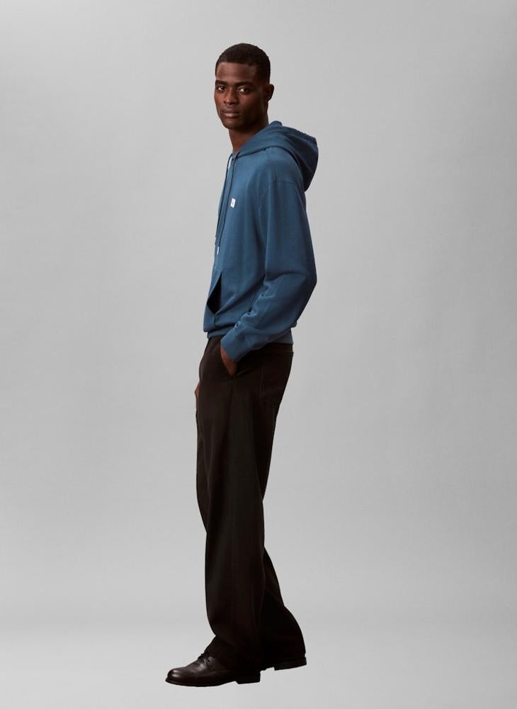 Calvin Klein Jeans Woven Label Terry Hoody - Image 3
