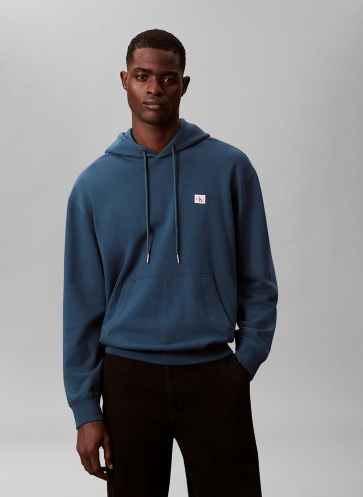 Calvin Klein Jeans Woven Label Terry Hoody - Image 1