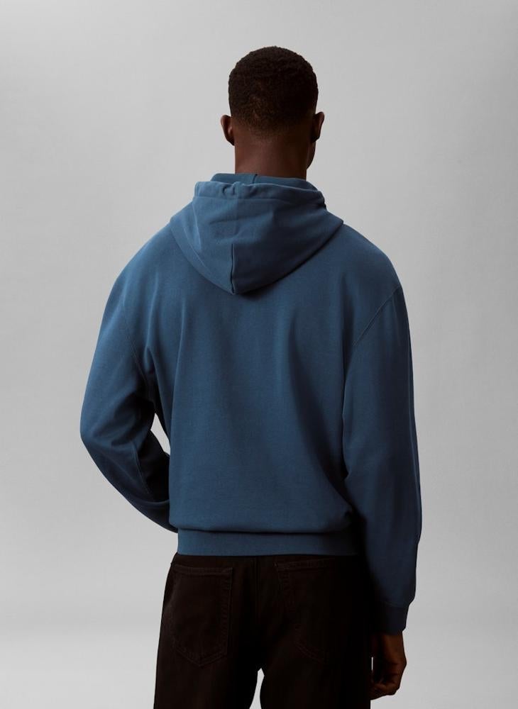 Calvin Klein Jeans Woven Label Terry Hoody - Image 2