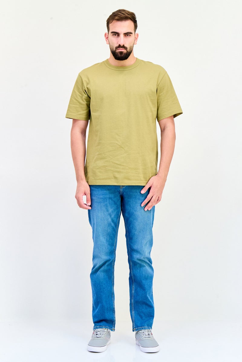 Celio Men Regular Fit Wash Stretchable Denim, Blue - Image 3