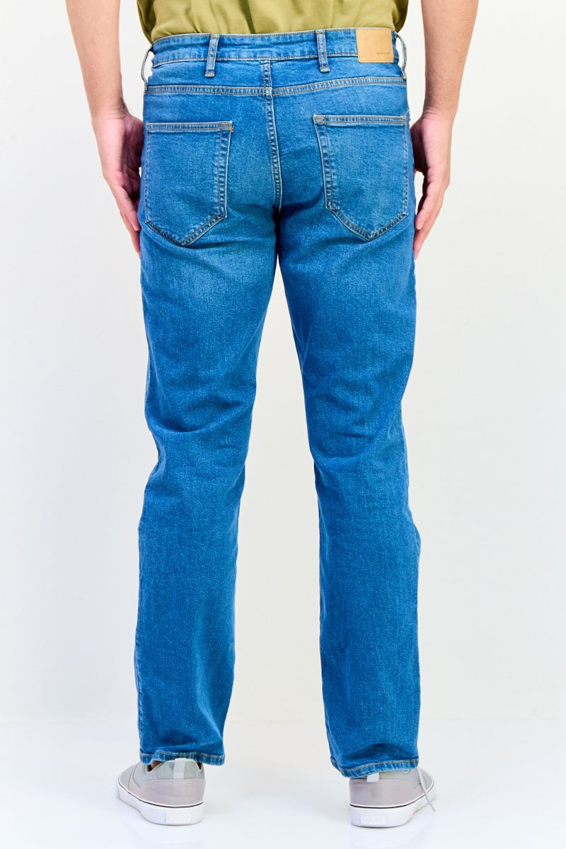 Celio جينز رجالي بقصة عادية قابل للتمدد، أزرق - Image 2