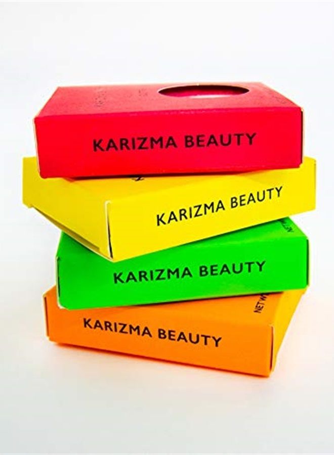 KARIZMA ليالي نيون! 4x 10g جليتر وجه سميك، جليتر شعر، جليتر عيون وجليتر جسم للنساء والرجال. جليتر ريف، ملحقات مهرجان ومكياج جليتر تجميلي. - Image 2