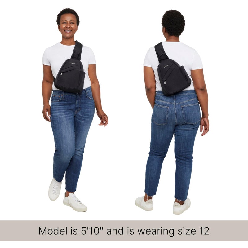 Baggallini Medium Sling Backpack - 9"x11" Lightweight Sling Bag with Convertible Adjustable Shoulder Strap - Image 5