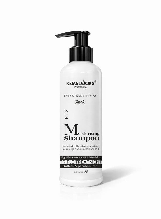 Keralooks professional® Moisturising Shampoo for Dry Hair, 250ml For Daily Use | Moisturizes,Hydrates,straight & shine | Colour Protect Formula | For Men & Women | Sulfate & Paraben free - Image 1