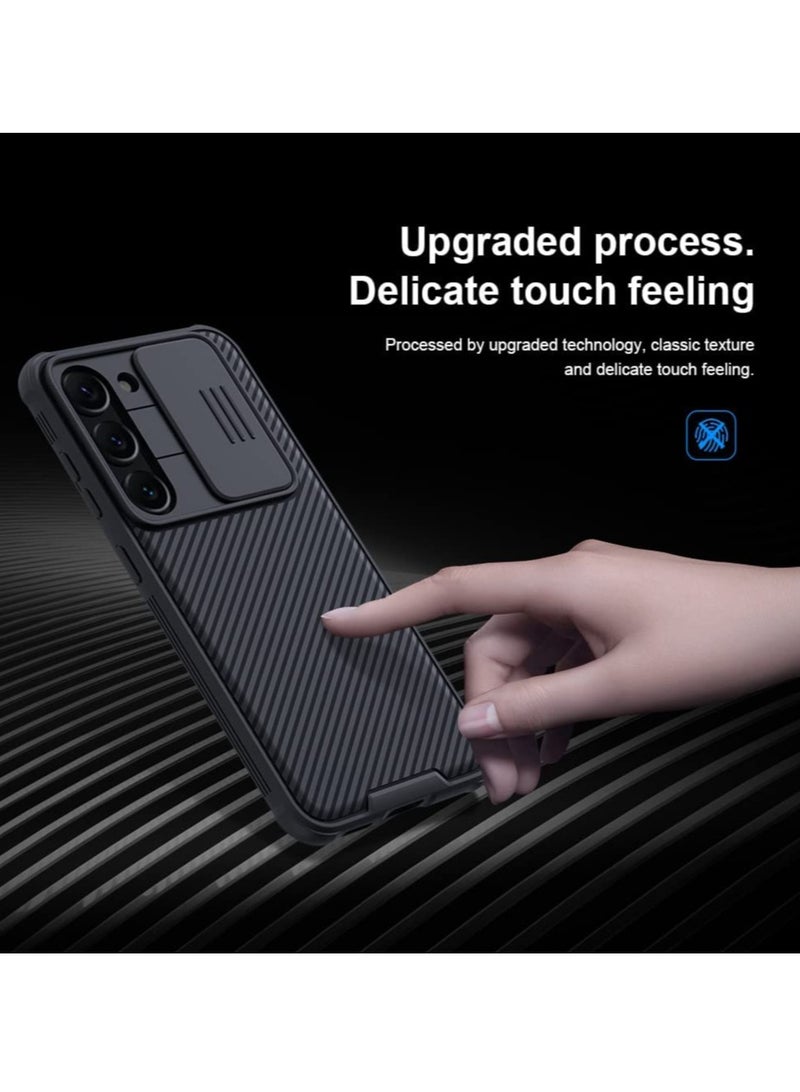 Nillkin Samsung Galaxy S23 Plus Case with Camera Cover,Slim Fit Thin Polycarbonate Protective Shockproof Cover with Slide Camera Cover, Upgraded Case for Samsung Galaxy S23 Plus/S23 + Black - Image 3