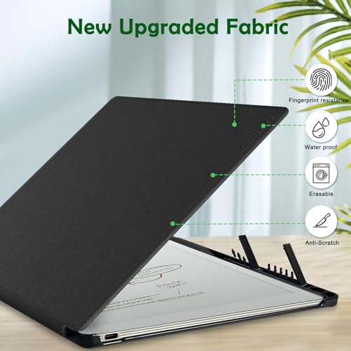 Aippdo Case for Remarkable Paper Pro Tablet 11.8" (Released in 2024), Hard Back Shell Protective Book Folio Cover with Built-in Pen Holder, with Auto Sleep/Wake Function. - Image 3