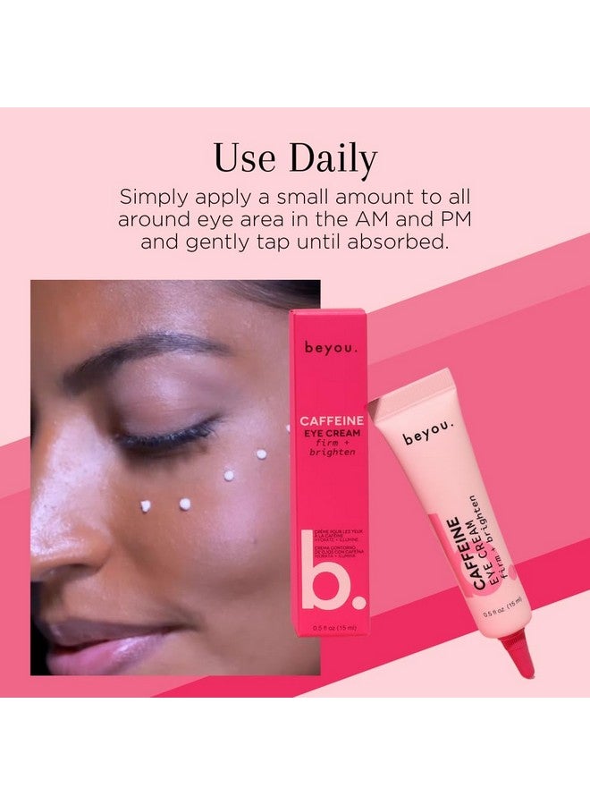 بي يو . كريم العين بالكافيين لتفتيح الهالات السوداء + العيون المنتفخة + مناسب للبشرة الحساسة، 0.5 أونصة سائلة - Image 4