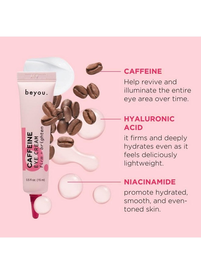 بي يو . كريم العين بالكافيين لتفتيح الهالات السوداء + العيون المنتفخة + مناسب للبشرة الحساسة، 0.5 أونصة سائلة - Image 3