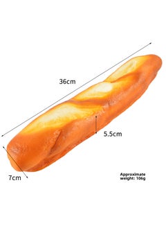 Realistic Baguette Bread Model Props Long cut bread