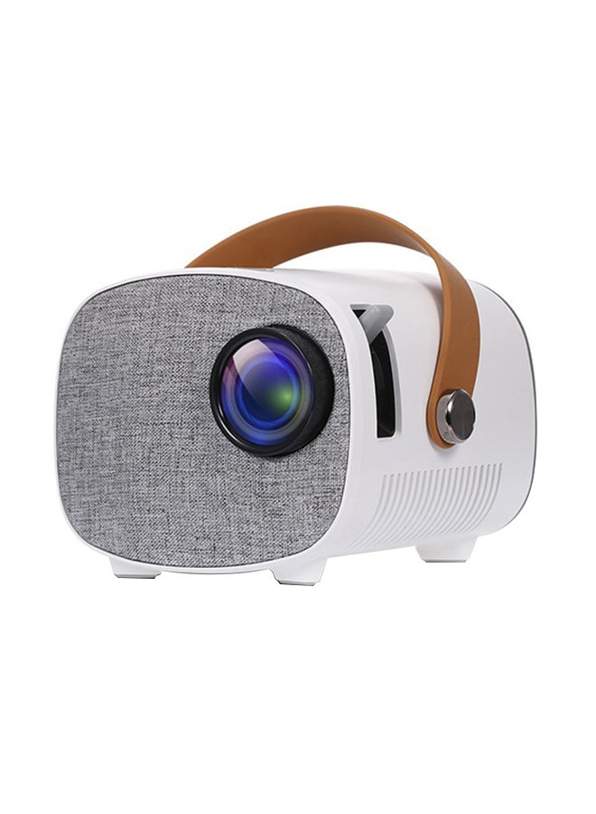 Wownect Mini 2500 Lumens/Ideal Screen Size Upto 100 Inch For Kids/Small Room Native Res 800X480P Home Theater Portable Projectors Compatible With Hdmi, Pc, Tv Stick, Tv Box PROJ-WO-51-W White - Image 1