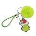 Bioworld Grinch Zinc Alloy Keychain with Green Pom Pom - Image 2