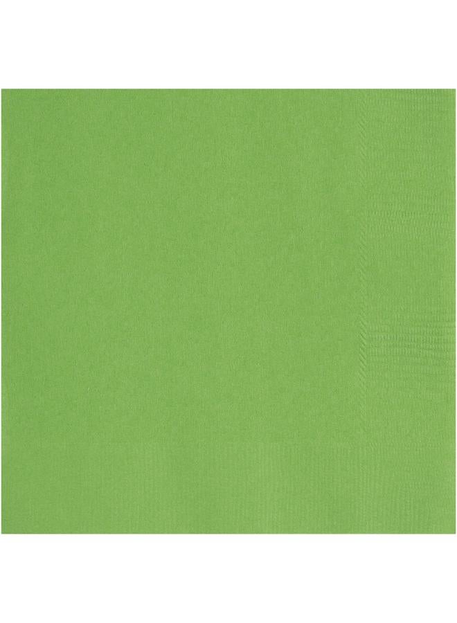 Unique Lime Green Beverage Napkins - Pack Of 20 - Image 1