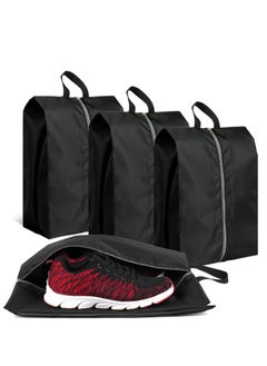 Oasisgalore 4-Pack Shoe Storage Bags, Waterproof Nylon with Sturdy Zipper for Travel for Men and Women  - Image 1