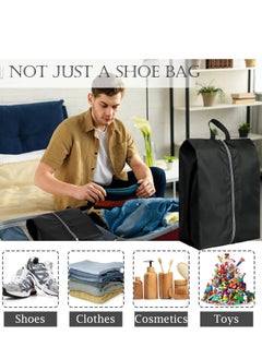 Oasisgalore 4-Pack Shoe Storage Bags, Waterproof Nylon with Sturdy Zipper for Travel for Men and Women  - Image 5