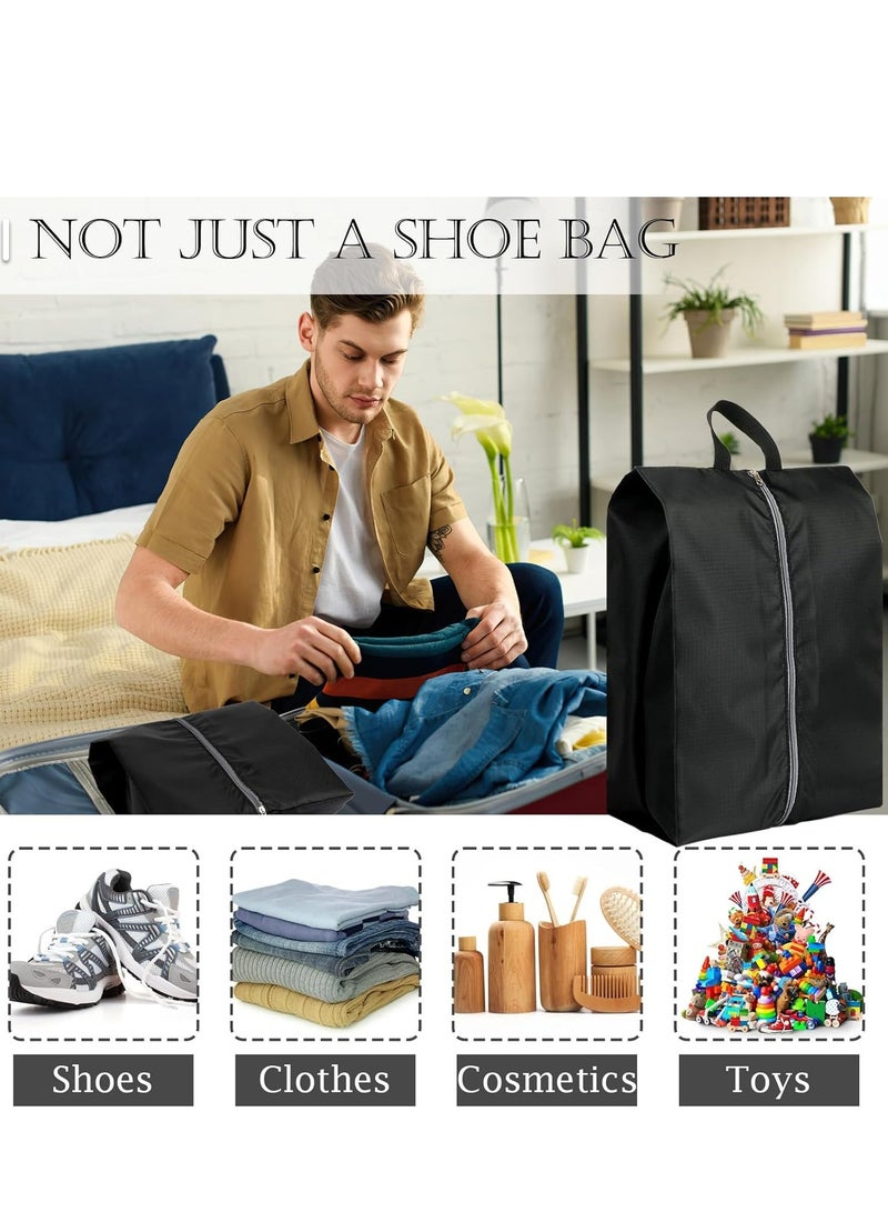 Oasisgalore 4-Pack Shoe Storage Bags, Waterproof Nylon with Sturdy Zipper for Travel for Men and Women - Image 5